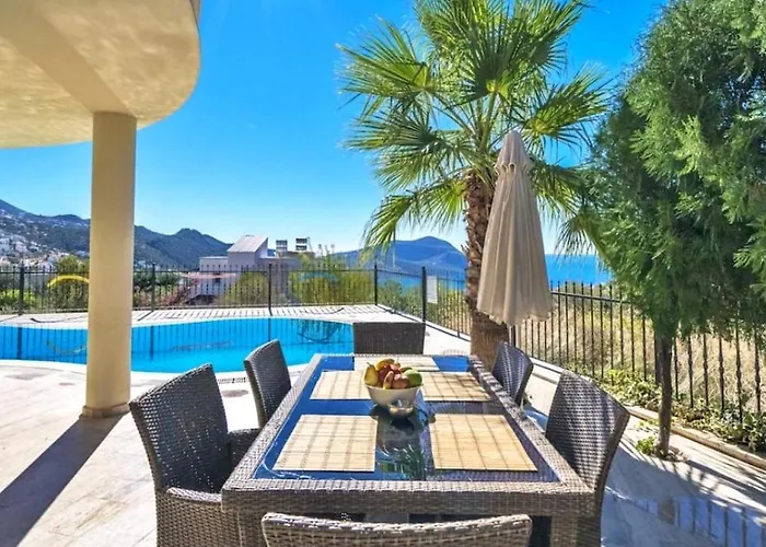 3 Bedroom Seaview With Private Pool Villa Kalkan